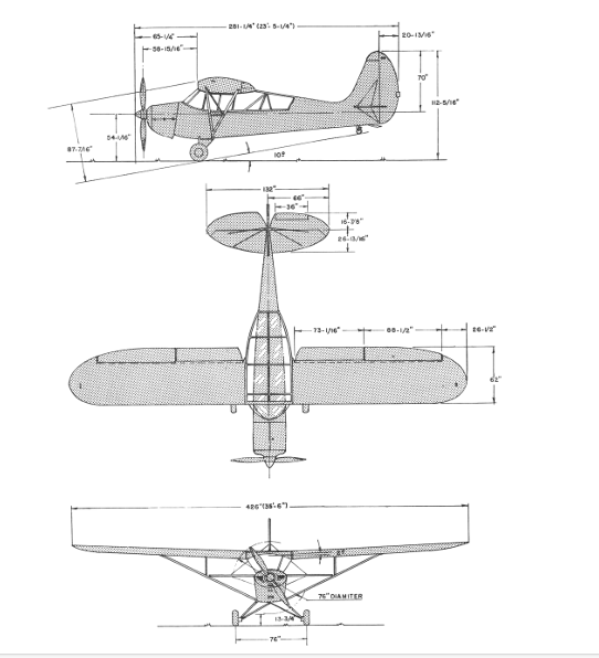 AERONCA 15AC SEDAN - Front View